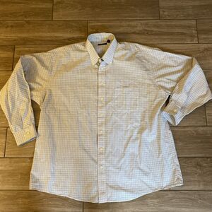 BURBERRY LONDON Size XL Plaid Cotton Long Sleeve Button Up Shirt
